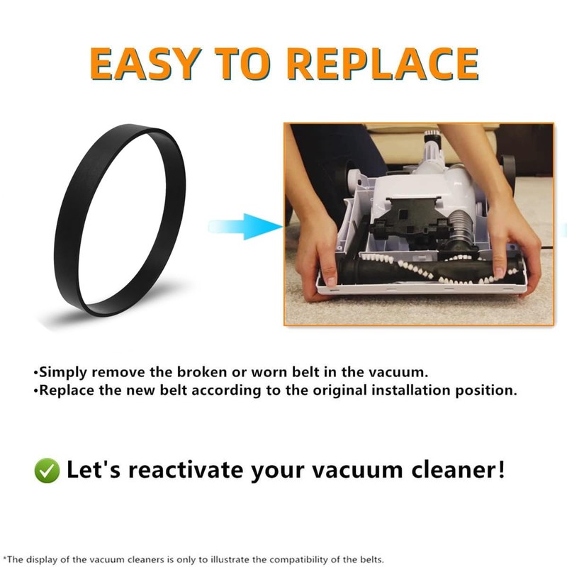JEDELEOS Replacement Belts for Bissell Aeroswift, PowerSwift and Powertrak Compact