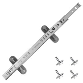 UPGRADED W11259786 Dishwasher Upper Dishrack Slide Track Right Compatible with Kitchenaid Dishwasher Upper Rack Track Parts KDTM354DSS4 KDPE234GPS0 Stainless Steel Track Fit W10546503 Upper Rack