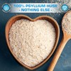 Organic Psyllium Husk Whole 500g - 99% Purity Husks Flakes