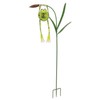 Sunset Vista Designs Froggy Hanging from Cattail Garden Stake with
