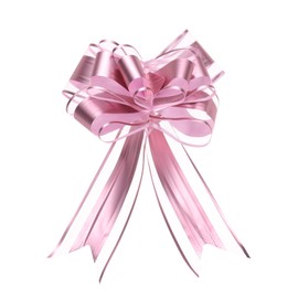 uxcell 20pcs 6 Inch Large Pull Bow Gift Wrapping Organza Bows Ribbon Pink for Wedding Baskets Presents Christmas