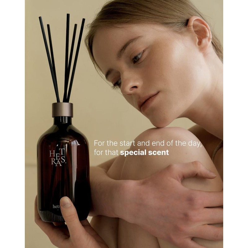 hetras. Premium Reed Diffuser: 16.9oz (500 ml) Large Capacity |