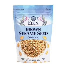 Eden Organic Brown Sesame Seed, Unhulled & Raw, 14.2 oz