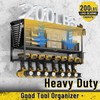 jsyonii Power Tool Organizer Wall Mount, Heavy Duty 8 Drill