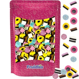 Fruidles Licorice Allsorts Gummies, Allsorts Candies, A Tasty Medley Of Delicious Licorice Treats, Non-GMO (Allsorts Licorice Assortments, 6.6 Pounds (Bulk))