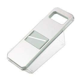 Multifunctional Vegetable Cutter Stainless Steel Household Manual Vegetable Chopper for Kitchen Mint Green, 6 Blades (Hand Protector, Storage Box)