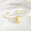 M MOOHAM - Pulseras con inicial de nudo para mujeres