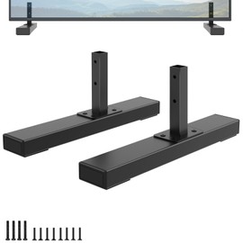 Metal TV Stand Base Only for Vizio PX75-G1, Not for Other Models, Only for Vizio TV Legs Replacement We Listed with Screws & Instructions, Easy to Install