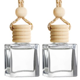 2-Pack Mahogany Sandalwood Car Air Freshener Hanging Long Lasting Car Scent Essential Oil Diffuser Car Perfume Inspired Fragrances for Men for Women by VUTOLLOSA
