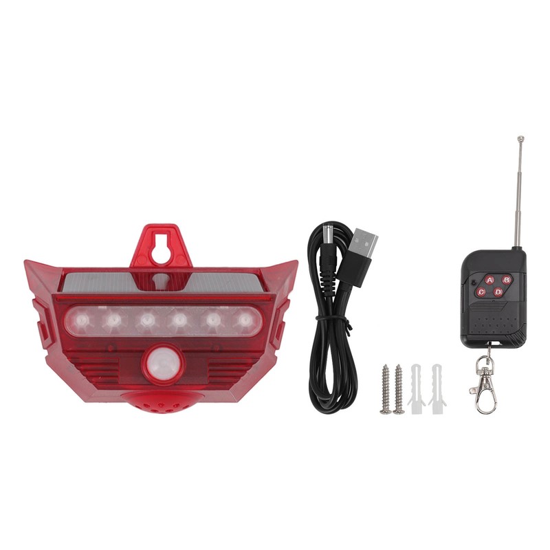 Solar Alarm Lamp Motion Sensor Security Solar Sound Alarm Siren
