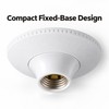 2-Pack E26/E27 Lamp Bulb Holders for Indoor Lighting – White