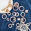 Longbeauty 20pcs Tunnels Kit 2g-1" Silicone Ear Skin Gauges Plugs