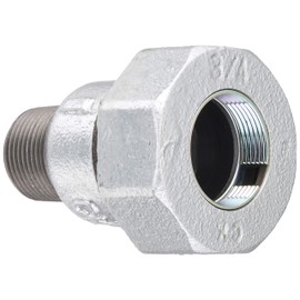 Kakudai 649-846-20W Joint Male Adapter for Steel Pipes, White