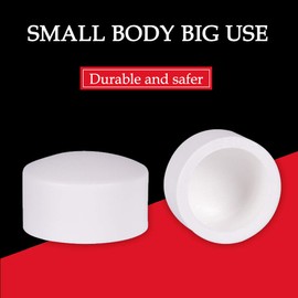 YOFASEN White Pipe Covers - PVC Pipe Cap Fitting - Slip Socket External End Caps, 20mm, 6pcs