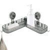 DODAMOUR Suction Corner Shower Caddy, No Drill Wall Mounted Bathroom