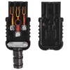 IEC AC Power Connector, Black