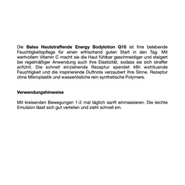 Balea Body Lotion Firming Q10 / 400 ml