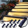 PATIOWIN Solar Step Lights for Outside,24 LEDS Solar Step Lights