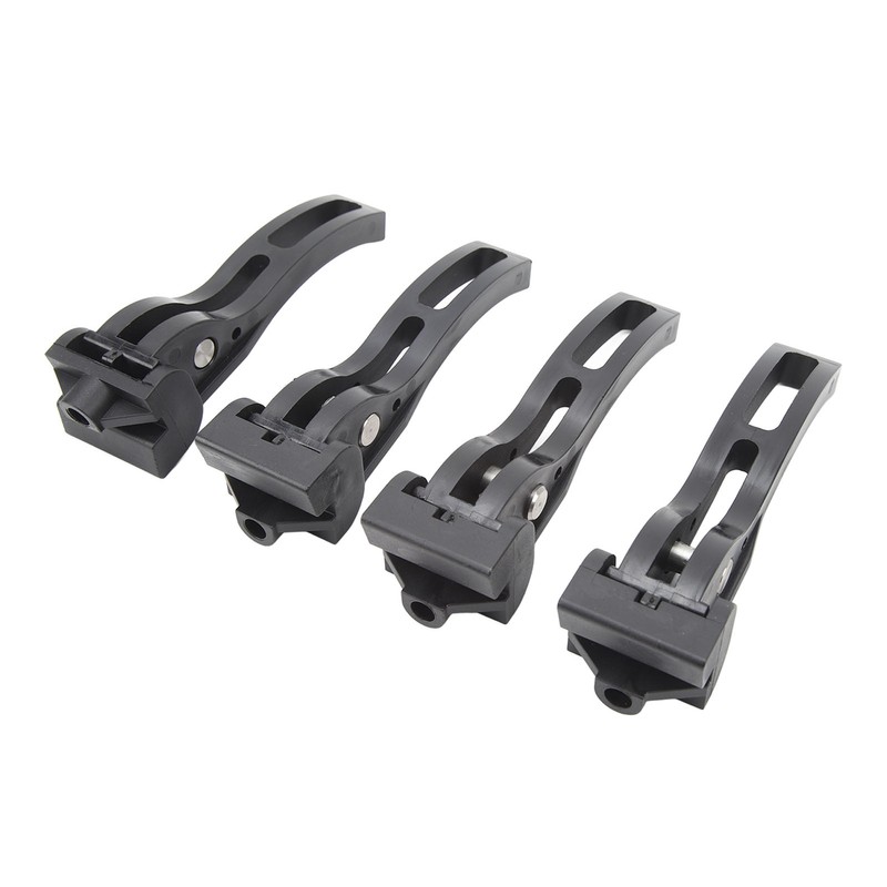 4Pcs Trifold Tonneau Cover Hard Or Soft Folding Clamp Cover