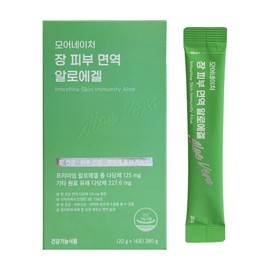 Moar Nature 모어네이처 장 피부 면역 알로에겔 20g x 14포 1개 / 써클 More Nature Skin Immune Aloe Gel 20g x 14 packets 1 piece / Circle