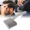 Curved Barber Clipper Comb, Flat Top Guide Comb, Hair Cutting
