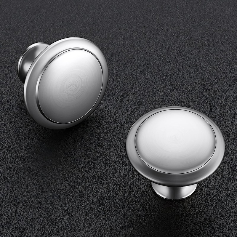 Ravinte 20 Pack Brushed Nickel Kitchen Cabinet Knobs 1-1/4 Inch