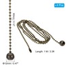 PATIKIL 1M 3.3ft Ceiling Fan Pull Chain, 4 Pcs Beaded