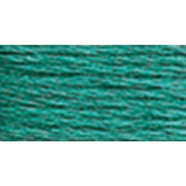 DMC 117-3848 Mouline Stranded Cotton Six Strand Embroidery Floss Thread, Medium Teal Green, 8.7-Yard