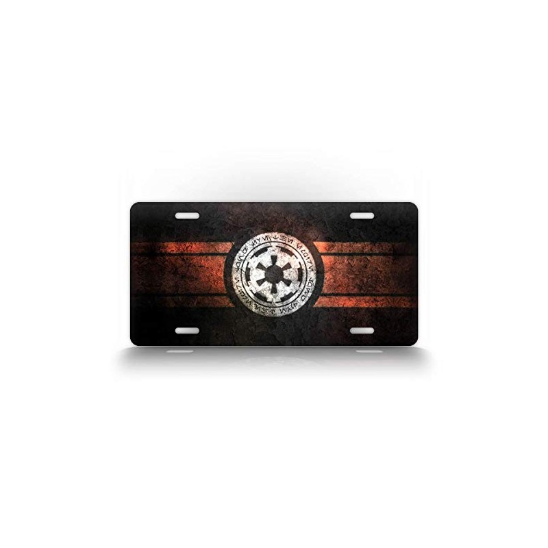 Imperial Empire Seal License Plate Galactic Star Empire Symbol Auto