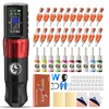 Wormhole Tattoo Gun Kit Wireless Tattoo Machine Kit Cordless Tattoo