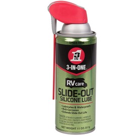 3-IN-ONE RVcare Slide Out Silicone, 11 oz. And RV Care Window & Track Dry Lube