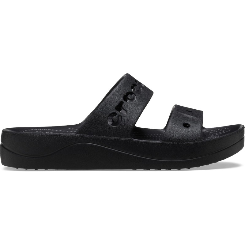 Crocs Women's Via Platform Sandal, Black, Numeric_8