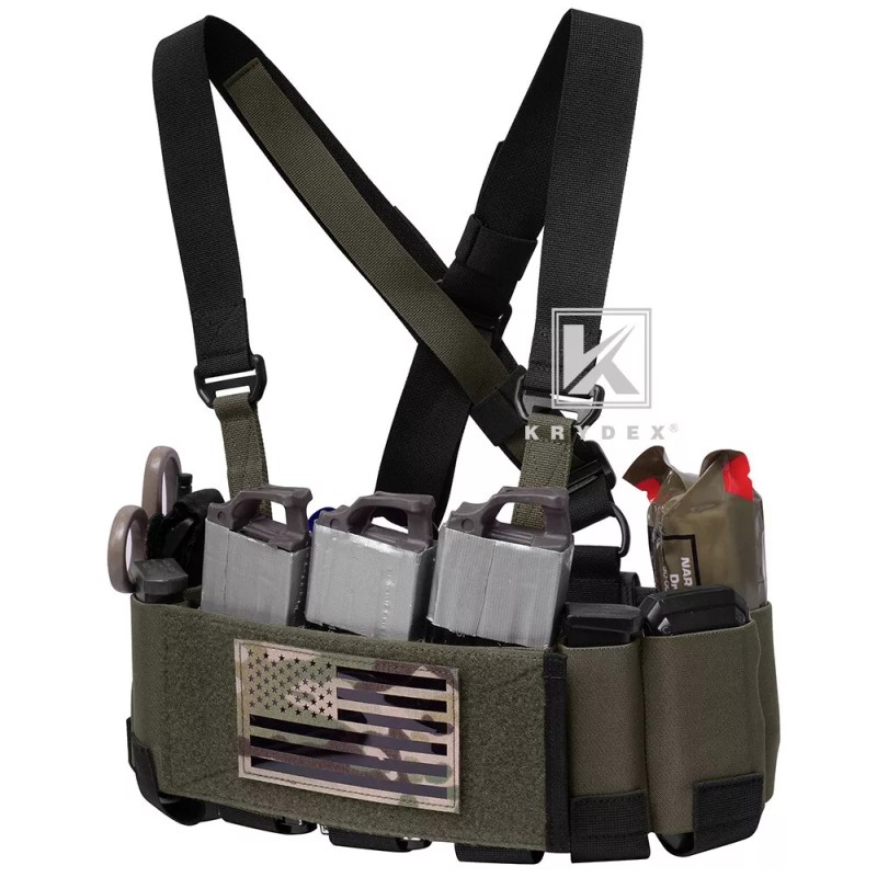 KRYDEX Concealed Carry Low-Vis Ready Chest Rig Elastic Cummerbund Ranger