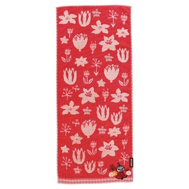 Marushin Moomin 1405047200 Face Towel, Little My and Flowers, Scandinavia, Moomin Valley, Stylish, Cute, Face Towel, Bath Towel, Long, Cotton