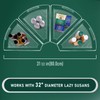 JEISSLIA Lazy Susan Cabinet Organizer Bins for 26"/ 28"/ 32"