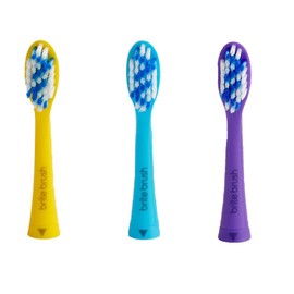 BriteBrush Brush Head Replacement 3-Pack - for BriteBrush Interactive Smart Kids Brushes - Fun to Play Twice a Day!, 3 Count (Pack of 1)