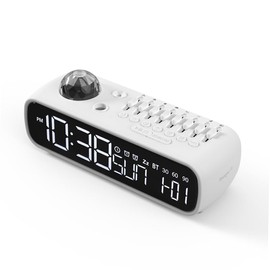 VOILEIPAGI White Noise Sound Machine - with Nightlight & Alarm Clock