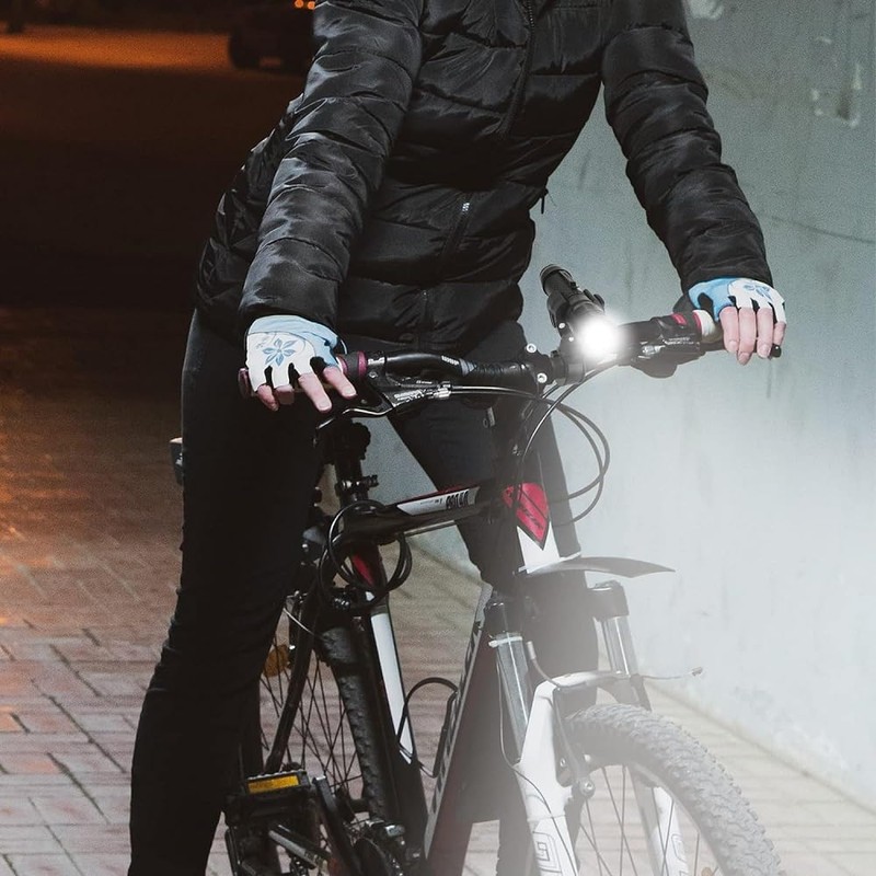 Pack of 2 Bicycle Torch Holder, 360 Degree Rotating Bicycle