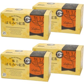Lakshimi Premium Honey Tea, Set of 4 Boxes of 25 Tea Bags