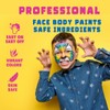 Bowitzki 10g Split Cake Face Paint Professional For Kids Adults