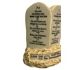 3 ARCHES USA The Ten Commandments Tabletop Decor Stone Replica
