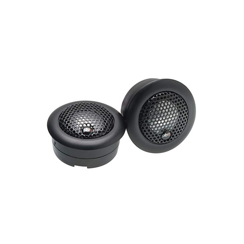 Powerbass S1S 1-Inch Silk Dome Tweeters