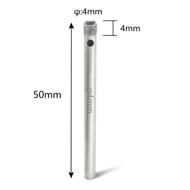 Jamiikury 5/32" / 4mm Diamond Hole Saw Drill Bits, Glass Hole Saw Tile Hole Saw Suitable for Ceramic Glass Tile Porcelain Marble - Pack of 15