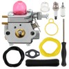 Wellsking TB32EC Carburetor for Troy-Bilt Weed Eater TB80EC YM21CS TB21EC
