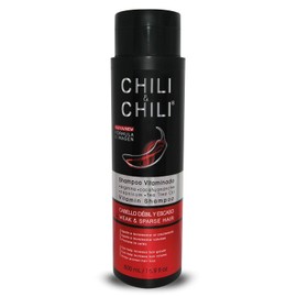 Chili & Chili Shampoo black c/arginina y capsicum 500 ml Black