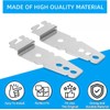 4-Pack Dishwasher Bracket-Undercounter, Dishwasher Clips, Dishwasher Mounting Bracket, with Screws