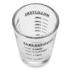 Measuring Cups Glass - Small Glass Measuring Cup Oz/Ml/Teaspoon/Tablespoon 4