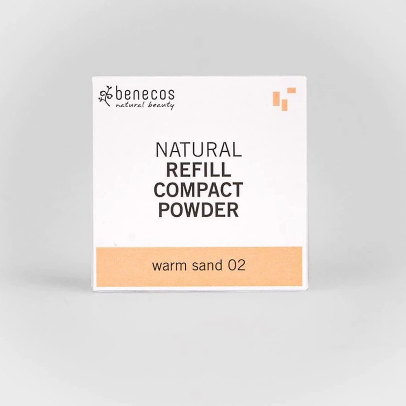 benecos - natural beauty Organic Cosmetics Refill Compact Powder Talc-Free