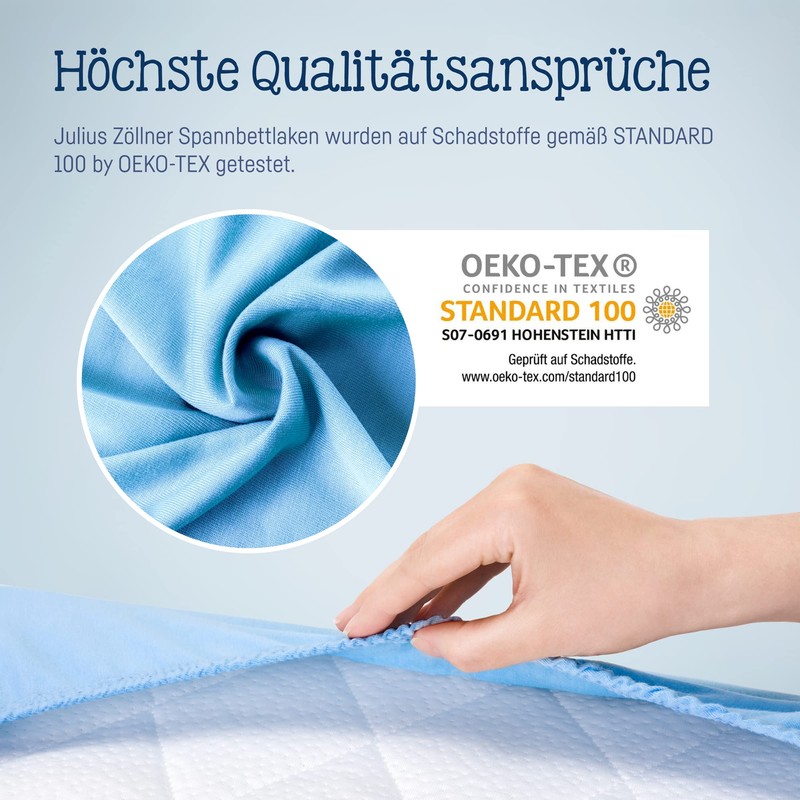 Julius Zöllner Fitted Sheet for Children’s Bed Single Pack