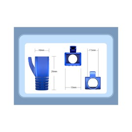 50 Pieces Cat6 Cat6A Cat7 Strain Relief Boot, RJ45 Plug Connector Cover Modular Network Plug Connector Cap Connector Boots, Green